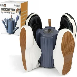 Electric Shoe Dryer Portable Adjustable Timer 1/3/6hr Custom Fan Speeds – Navy