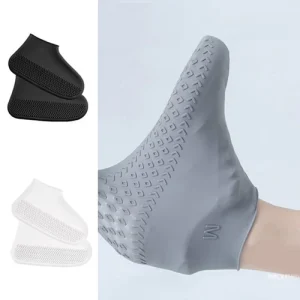Silicone Rain Boot Covers Nonslip Washable Reusable Shoe Protector for Men Women