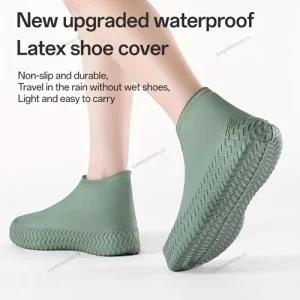 Anti-slip Rubber Shoe Covers Reusable Rain Snow Boot Waterproof Shoes Protector