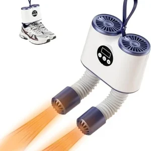 Electric Shoe Dryer with Timer 60°C Constant Heat Ext Hose for Boots Gloves Warm
