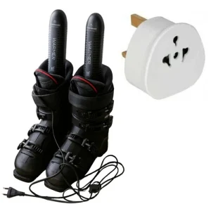 Electric Shoe Boot Dryer Glove Warmer Heat Blower Socks Boots + 3 PIN ADAPTER